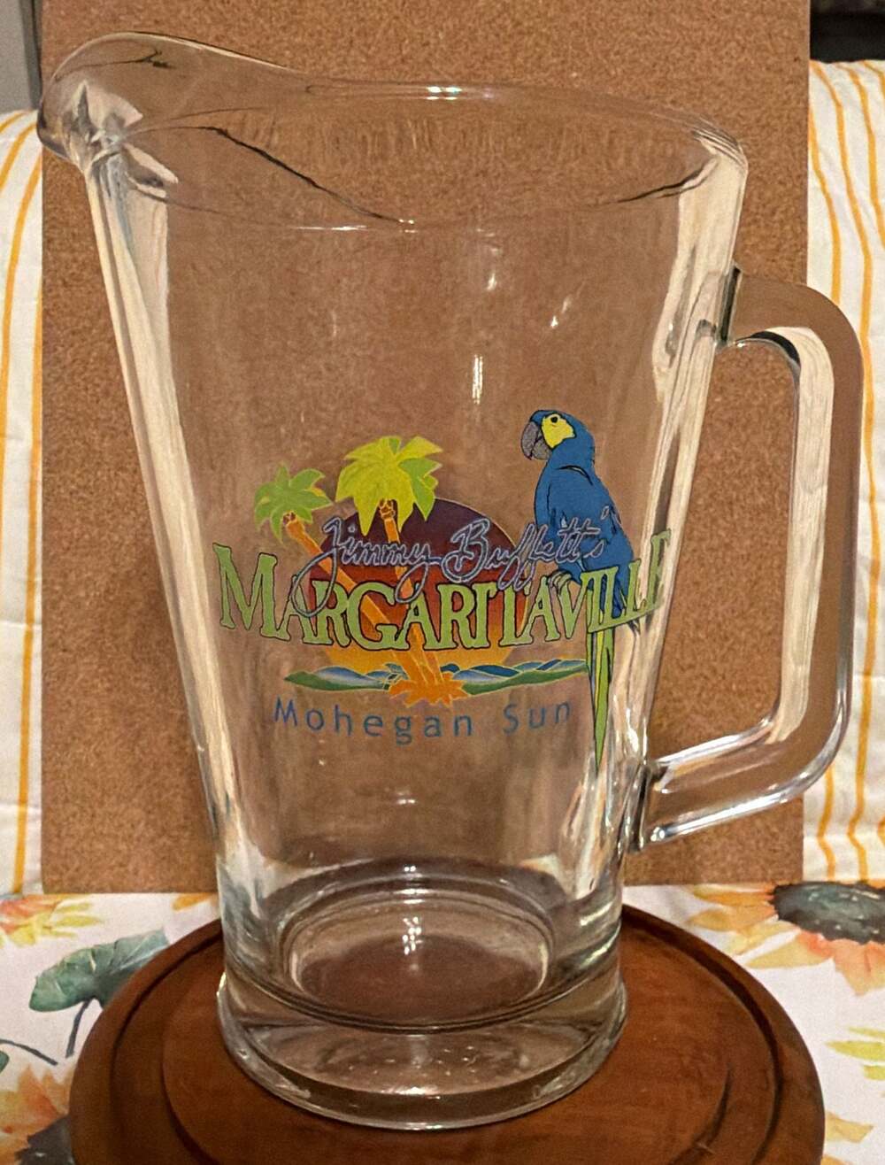 Jimmy Buffett's Margaritaville Mohegan Sun Souvenir Glass Pitcher